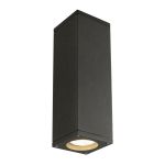 SLV Theo Aluminium Anthracite | Convient pour 2x GU10