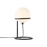 Nordlux Lampe De Chevet Wilson Verre et Métal Noir | Convient pour 1x G9