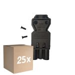 Lot 25x Noxion GST - Compatible Connecteur - Mâle - 3 pole