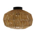 Eglo Plafonnier Sheldon Acier Noir | IP20 - Convient pour 1x E27 