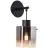Brilliant Simonis Applique Murale Verre Métal Smoke Noir | Convient pour 1x E27