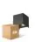 Lot 4x D'Lite LED Applique Murale Elingen Aluminium Noir 4.9W 290lm - 830 Blanc Chaud | IP65 -  Détecteur De Lumière