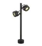 SLV Sitra SL 360 Lampadaires Salon Aluminium Gris | Extérieur - IP44 - Convient pour 2x GX53 