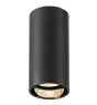 SLV Asto Aluminium Spot Noir | Convient pour 1x GU10