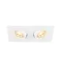 SLV New Tria 155 Spot Aluminium Blanc Carré | Convient pour 2x GU10 