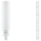 Lot 10x Osram Dulux 7W - 830 Blanc Chaud | 4-Pins - Équivalent 18W