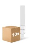 Voordeelpak 10x Noxion Lucent PL-S LED 4.3W 600lm - 840 Koel Wit | 2-Pin - Vervangt 9W