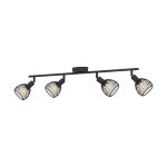 Eglo Plafondlamp Sonni Staal Zwart | IP20 - Geschikt voor 4x E14 