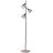 Brilliant Staande Lamp Avia Metaal Hout Zwart | 380mm - Geschikt voor 3x E14