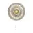 It's about RoMi Wandlamp Brussels Glas Goud | Geschikt voor 1x E27 