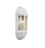 Ansell LED Wandlamp Latina Halve Lantaarn Wit - Geschikt voor E27 tot 42W | IP65