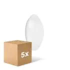Voordeelpak 5x Ledvance Surface Circulair 250 Wit 13W 960lm - 840 Koel Wit | IP44
